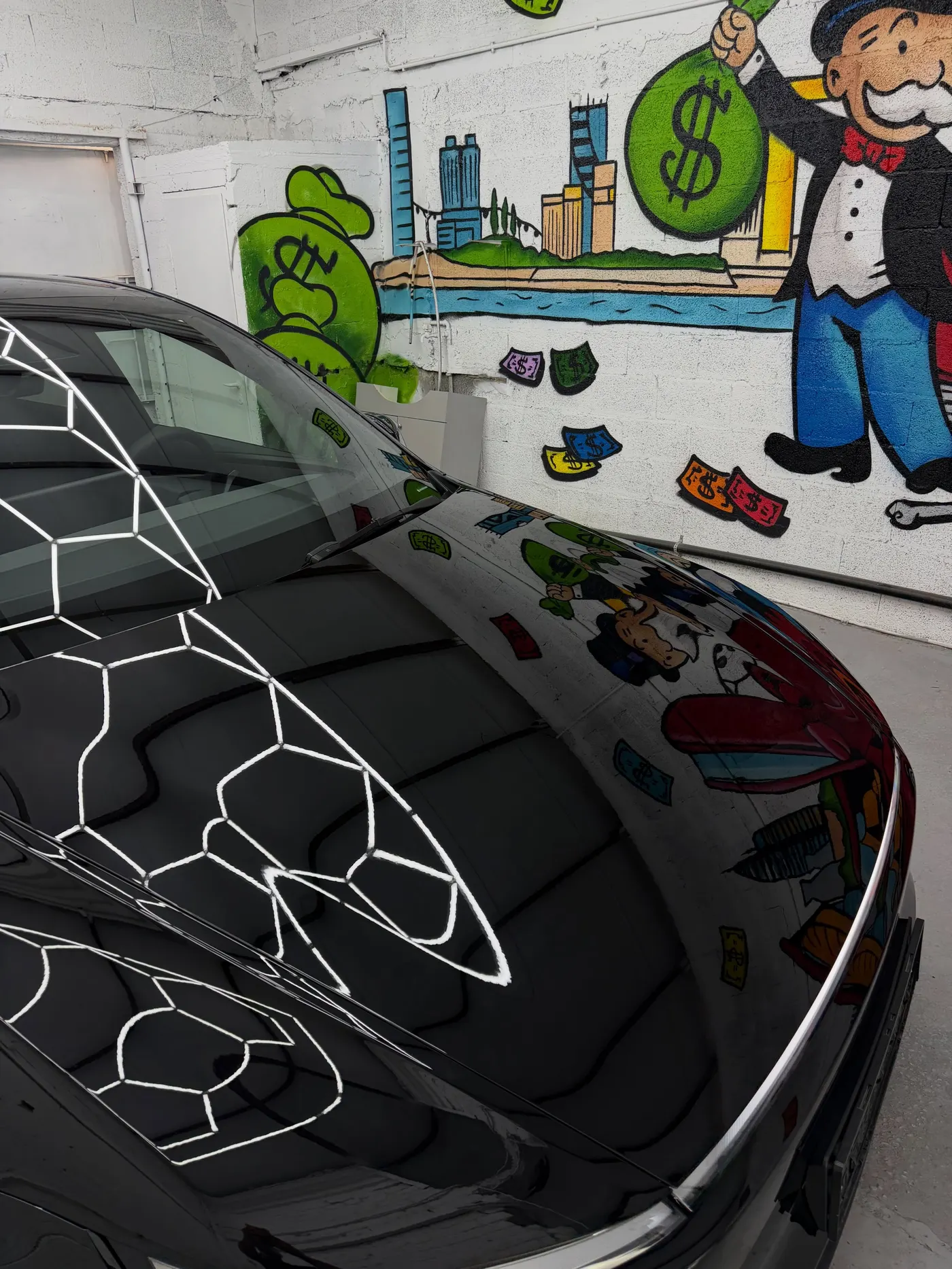 Tesla Model Y — מתוך עבודת ציפוי ננו בסדנת Reuvens